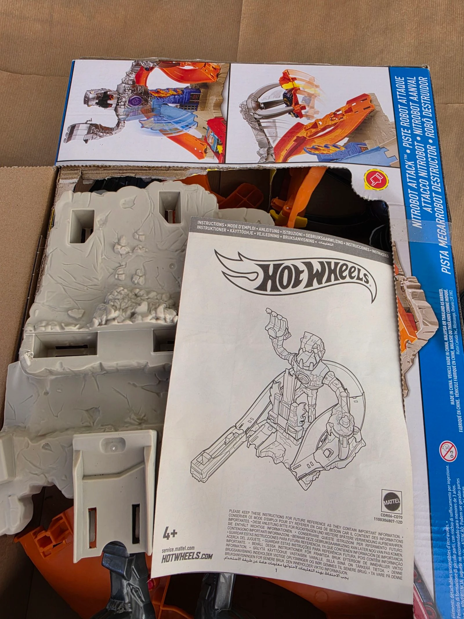 Pista Hot Wheels Nitobot Attack (Megarobot Destructor) – photo 11